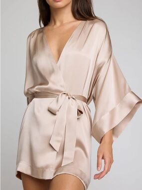 NEGATIVE Eclipse Washable Silk Mini Robe